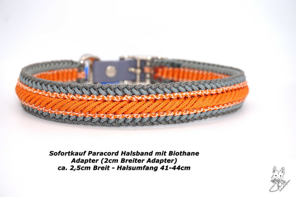 Paracord Halsband Waterkant HU 41-44cm
