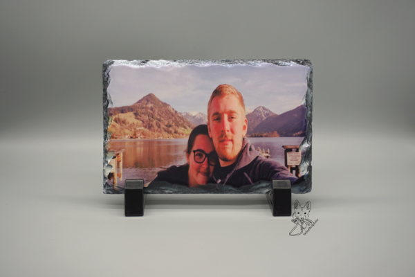 Schiefertafel - Fotodruck Schiefertafel mit glänzender Oberfläche